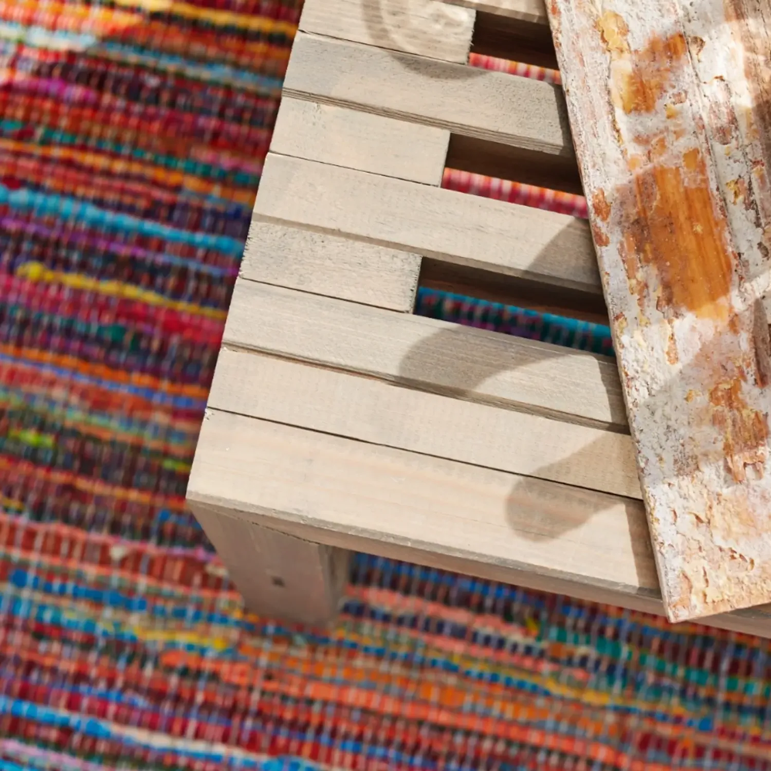 Clearance Rustik Trallebænk Design natur 138x49x45 cm