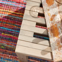 Clearance Rustik Trallebænk Design natur 138x49x45 cm