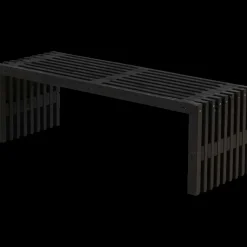 Best Rustik Trallebænk Design sort 138x49x45 cm