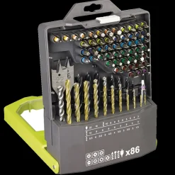 Sale Ryobi bor- og bitssæt 86 dele