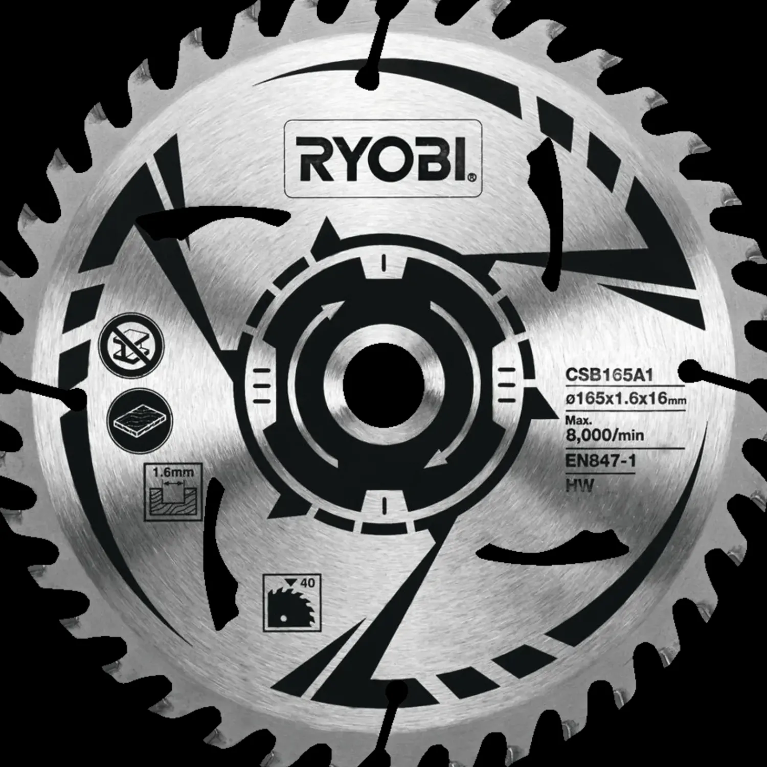 Ryobi Rundsavklinger^CSB165A1 rundsavklinge Ø 165 mm