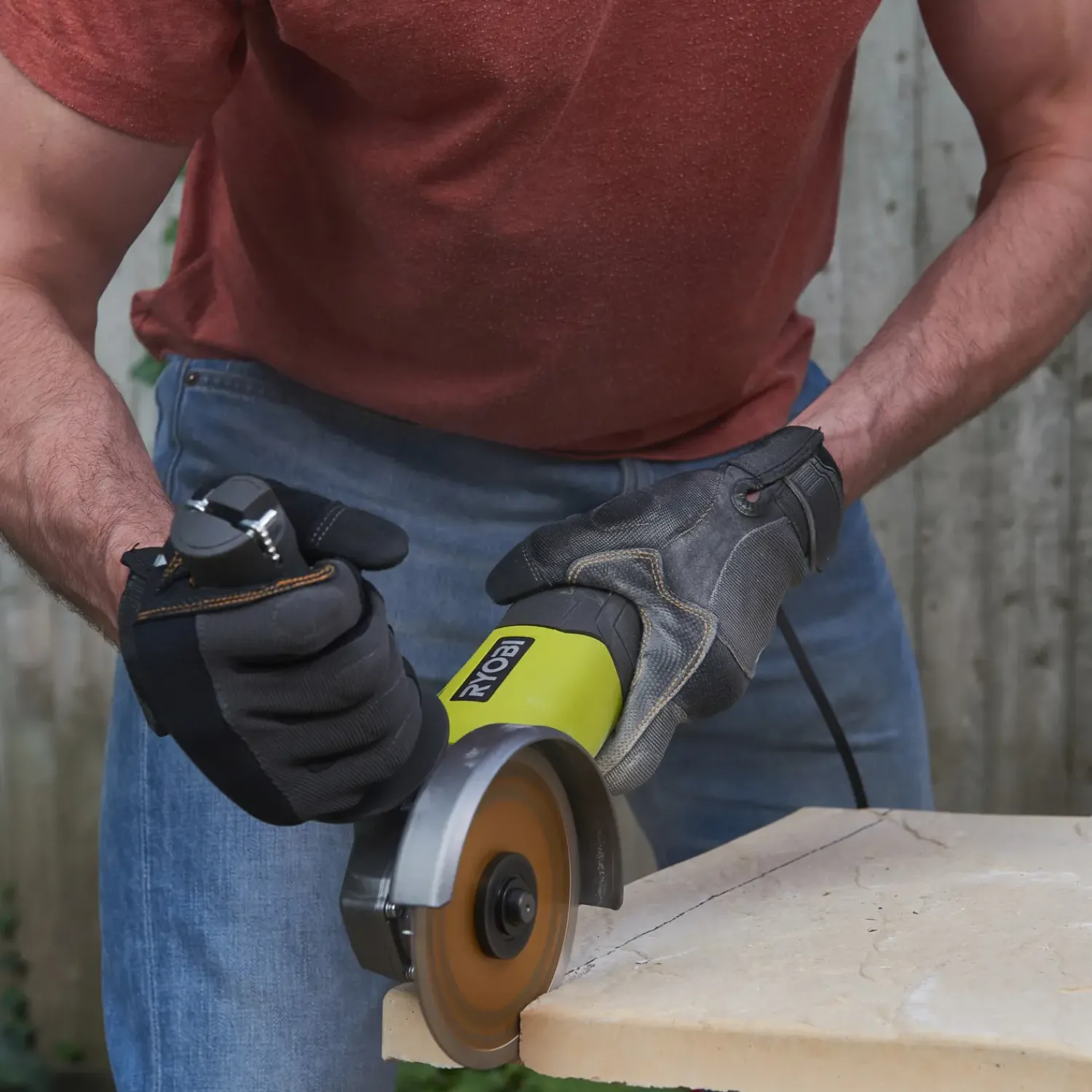 New Ryobi RAG800-125G vinkelsliber 800W Ø125 mm