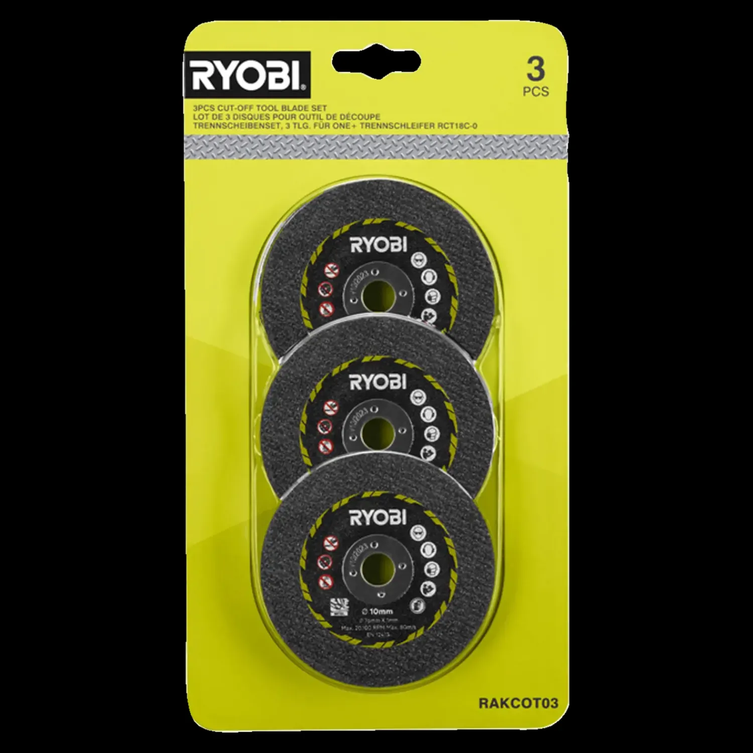 Clearance Ryobi RAKCOT03 skæreskiver til multisav Ø76 mm 3 stk.