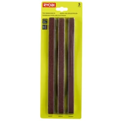 Ryobi Sliberondeller Og Slibeark^RAKPFB03 slibebånd 13x457 mm K60-80-120 3 stk