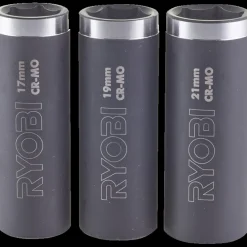 Ryobi Bits- Og Bitssæt^RAKPISOC3 slagtoppe 17-19-21 mm