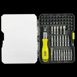 Ryobi Bits- Og Bitssæt^RAK59SD bitssæt m/skruetrækkerhåndtag - 59 dele