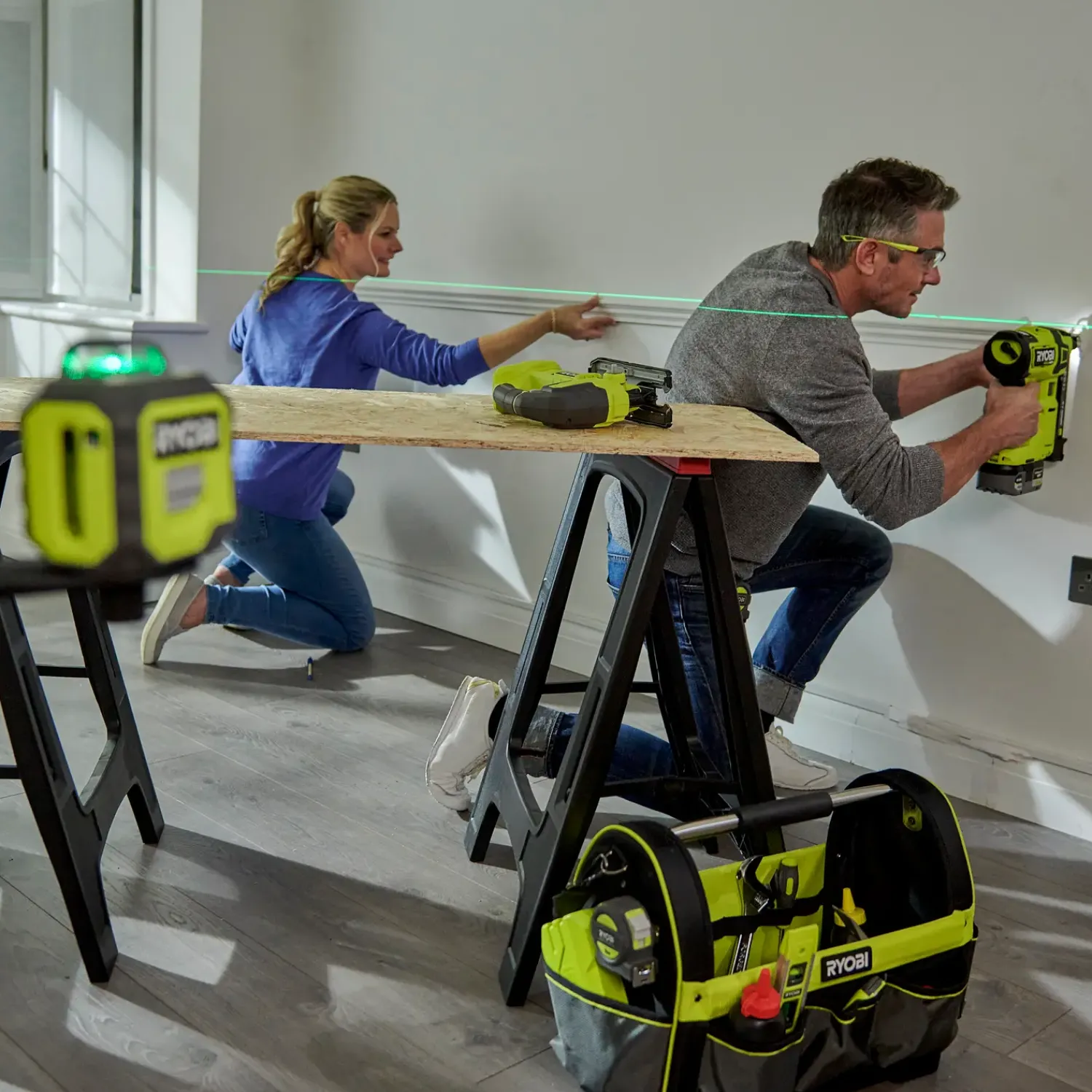 Online Ryobi RB360GLL grøn 360° linjelaser