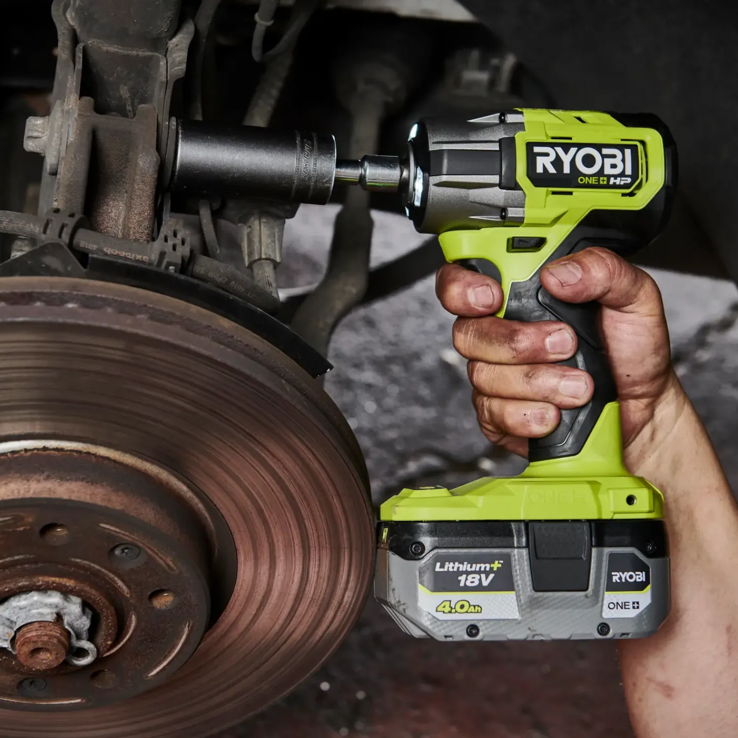 Ryobi Batterier Og Opladere^RB1840X 4.0 Ah 18V ONE+ batteri