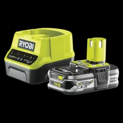 Ryobi Batterier Og Opladere^RC18120-125 batteri og lader 18V ONE+