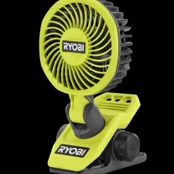 Ryobi Bord- Og Gulvventilatorer^RCF4-0 klemmeventilator 4V USB lithium solo