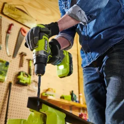 Ryobi Bore- Og Skruemaskiner^RPD18C-0 akku slagboremaskine 18V ONE+ solo