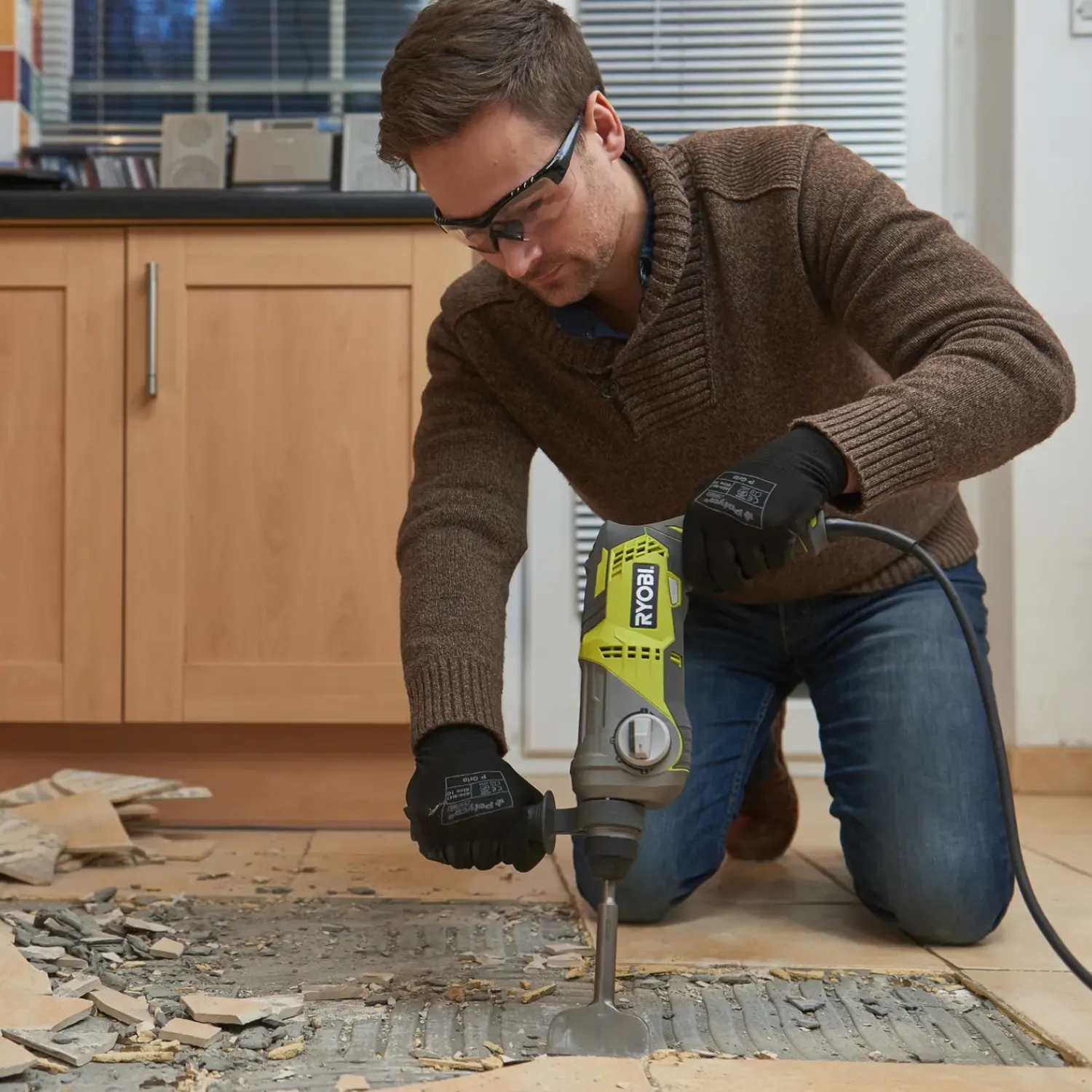 Ryobi Mejselhamre^RSDS680-K SDS+ bore-/mejselhammer 680W