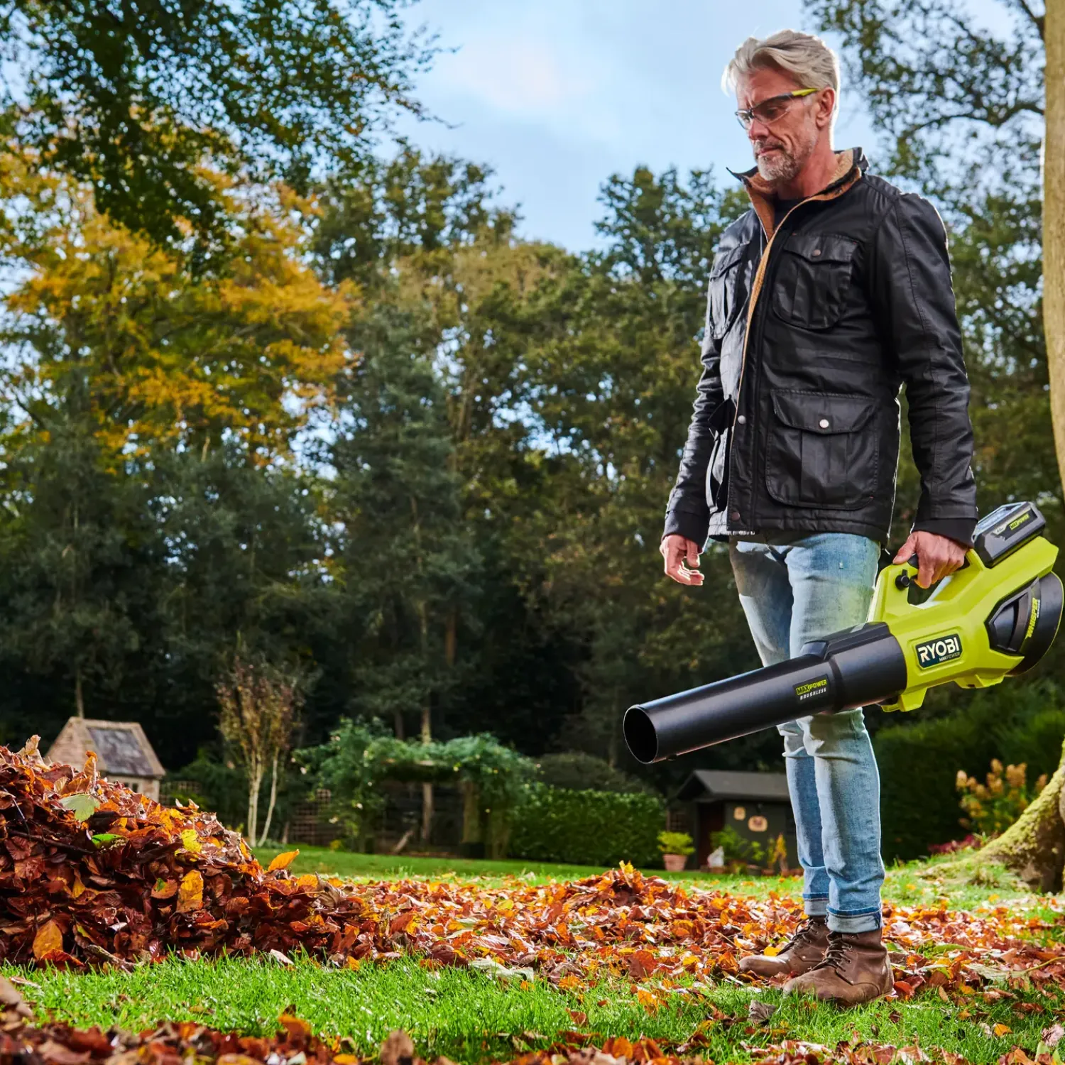 Ryobi Løvsugere Og Løvblæsere^RY36BLXB-0 løvblæser 36V MAX POWER solo