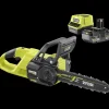 Best Ryobi RY18CSX30A-150 18V ONE+ kædesav 5,0 Ah batteri og lader