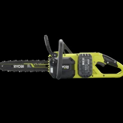 Best Ryobi RY18CSX30A-150 18V ONE+ kædesav 5,0 Ah batteri og lader