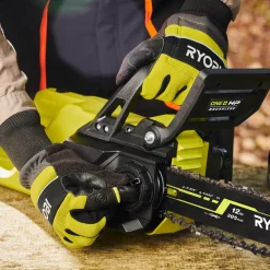 Best Ryobi RY18CSX30A-150 18V ONE+ kædesav 5,0 Ah batteri og lader