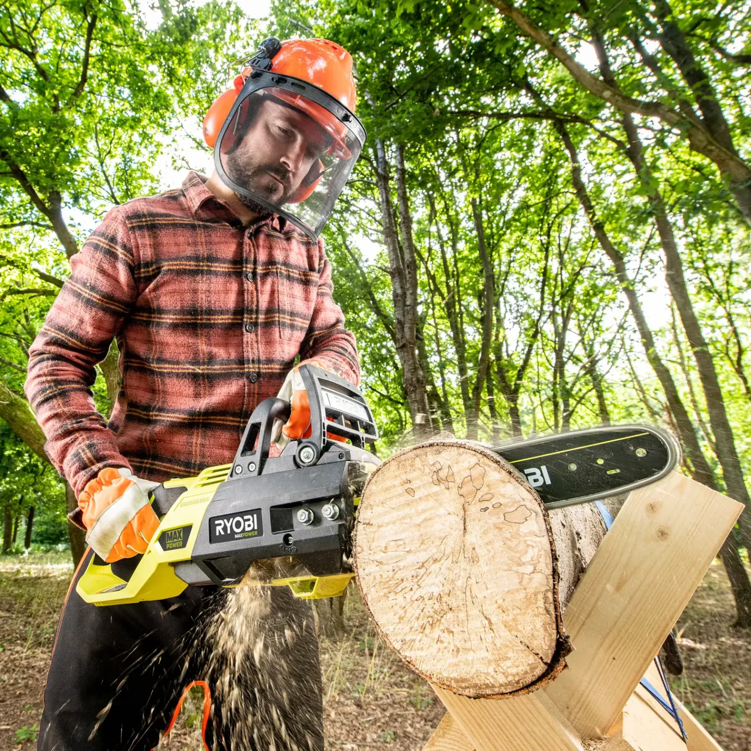 Ryobi Beskæring Og Økser^RY36CSX30B-0 kædesav 30 cm 36V MAX POWER solo