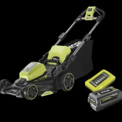 Ryobi Plæneklippere^RY36LM40A-140 36V plæneklipper 40 cm 4,0Ah batteri og lader