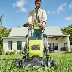 Ryobi Plæneklippere^RY36LM40A-140 36V plæneklipper 40 cm 4,0Ah batteri og lader