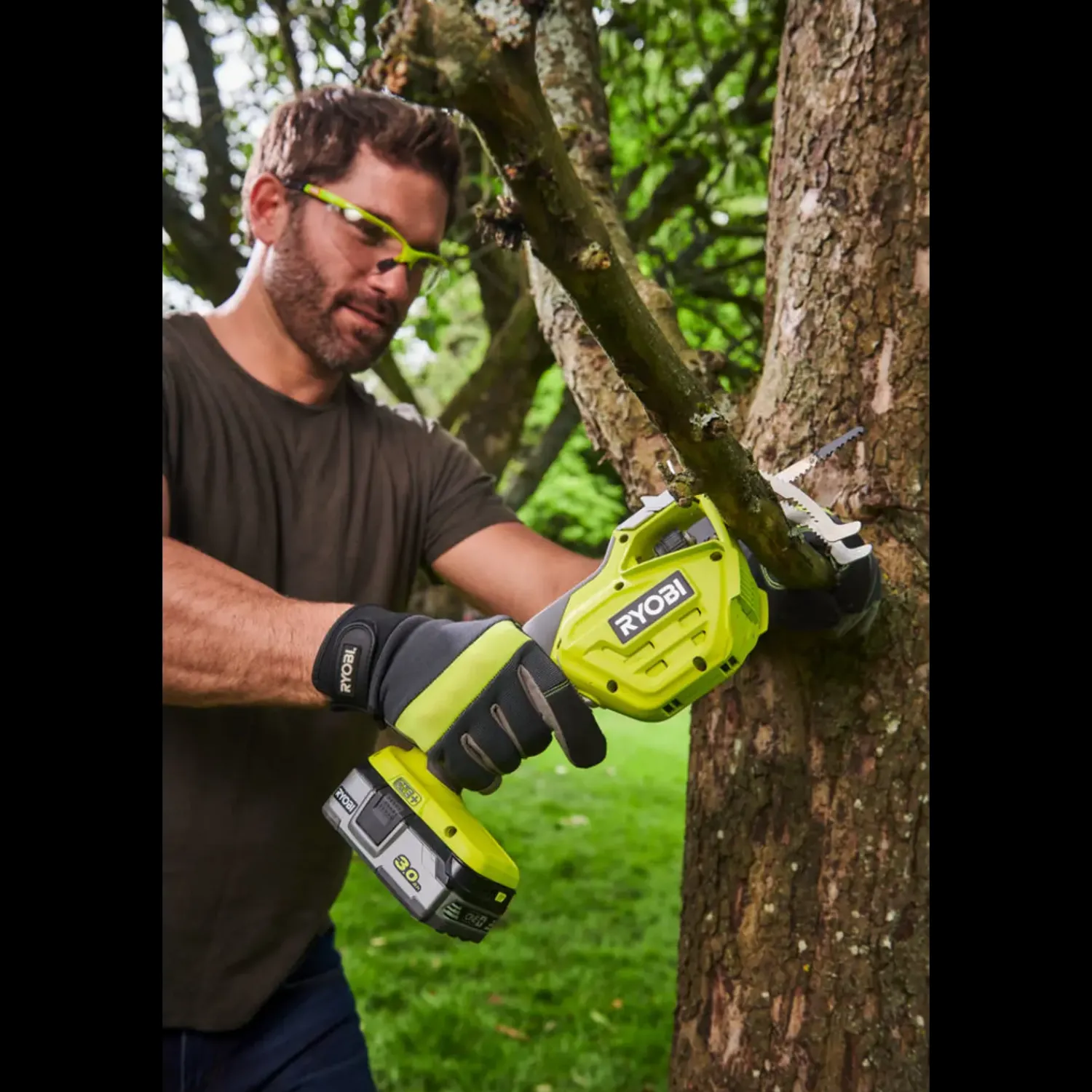 Ryobi Hækkeklippere^RY18PSA-0 akku beskæringssav 18V ONE+ solo