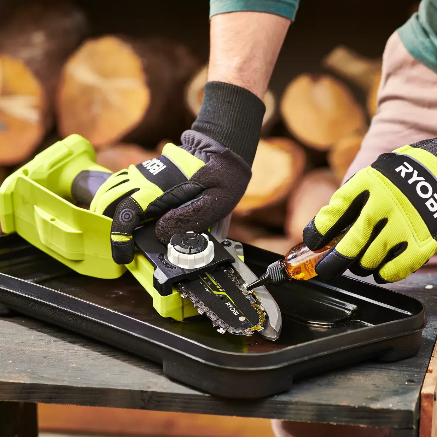 Ryobi Beskæring Og Økser^RY18PSX10A-0 HP grensav 10 cm 18V ONE+ solo