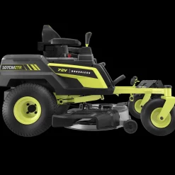 Sale Ryobi RY72ZTRX107-210 72V 107 cm zero turn plæneklipper 2x10 Ah batt.