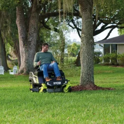 Hot Ryobi RY72ZTRX76-210 72V 76 cm zero turn plæneklipper 2x10 Ah batt.