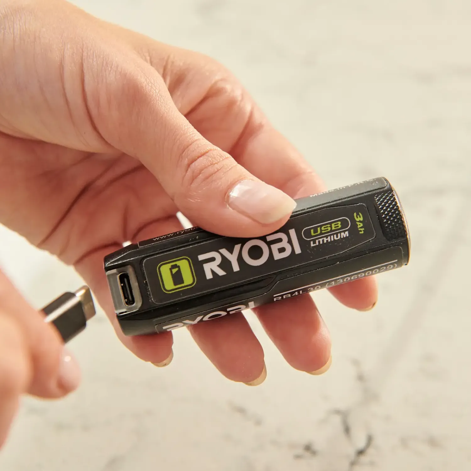 Ryobi Batterier Og Opladere^4V 3,0 Ah USB lithium batteri