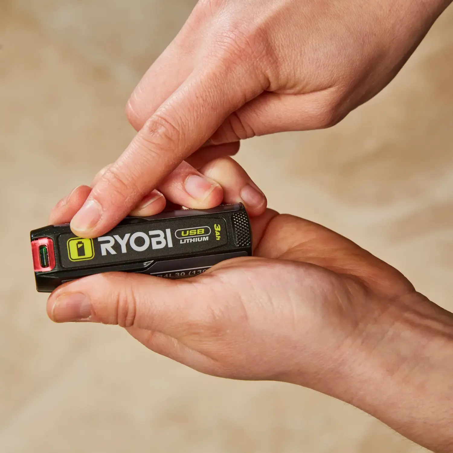 Ryobi Batterier Og Opladere^4V 3,0 Ah USB lithium batteri