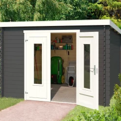 Sale Sacramento hytte/redskabsrum med dobbeltdør, 8,2 m²