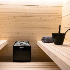 Udendørs Saunaer^Saunaovn Welldana®-E 8 kW t/ekstern kontrolpanel 400V3N