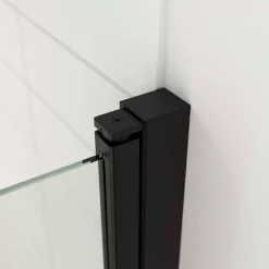 Hot Scanbad brusedør 79x200 cm mat sort