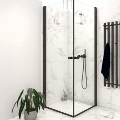 Scanbad Brusedøre Og Brusevægge^brusedør 69x200 cm mat sort