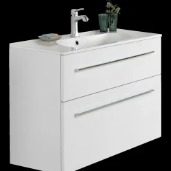 Scanbad Vaskeskabe^Delta vaskeskab m/Karat vask 100 cm mat hvid