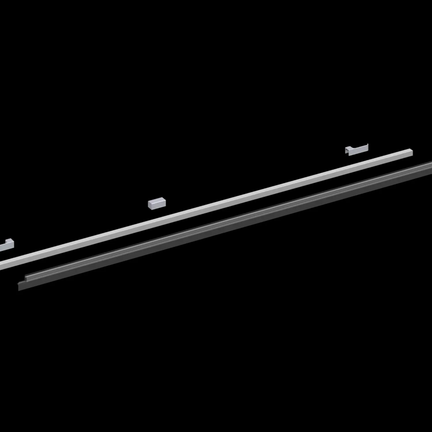 Scanbad Match gulvprofilsæt til niche modeller 1+A/B/C