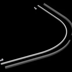 Scanbad Tilbehør Til Brusedøre Og Brusevægge^Match gummi profilliste t/halvrund brusevæg model E/F