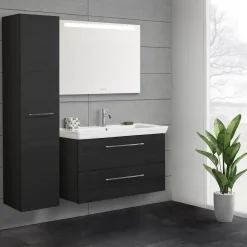 Scanbad Vaskeskabe^Multo+ vaskeskab m/ Lotto XL vask 105 cm sort