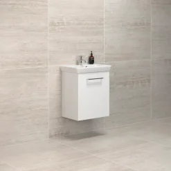 Online Scanbad Multo+ vaskeskab m/ Lotto vask 55 cm hvid højglans