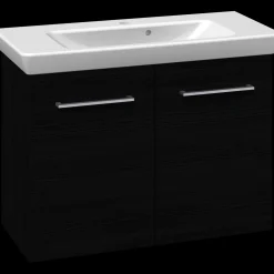 Sale Scanbad Multo vaskeskab m. låger inkl. Lotto vask 85 cm sort