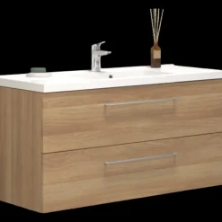 Best Scanbad Multo vaskeskab m/Aura marmorvask 120x62x45 cm varm eg