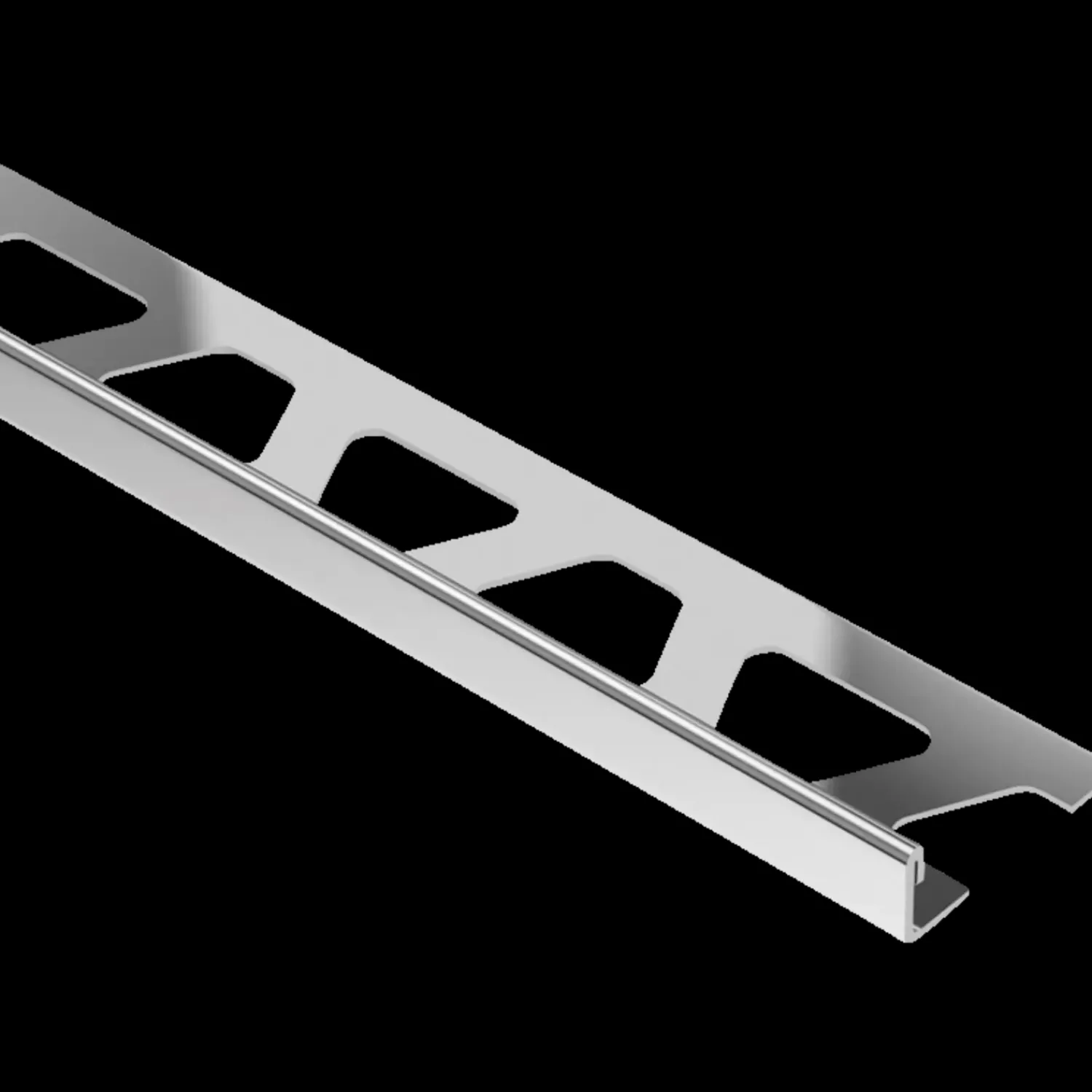 Outlet Schlüter SCHIENE-E kantprofil til gulvbelægning 2,5m/6mm