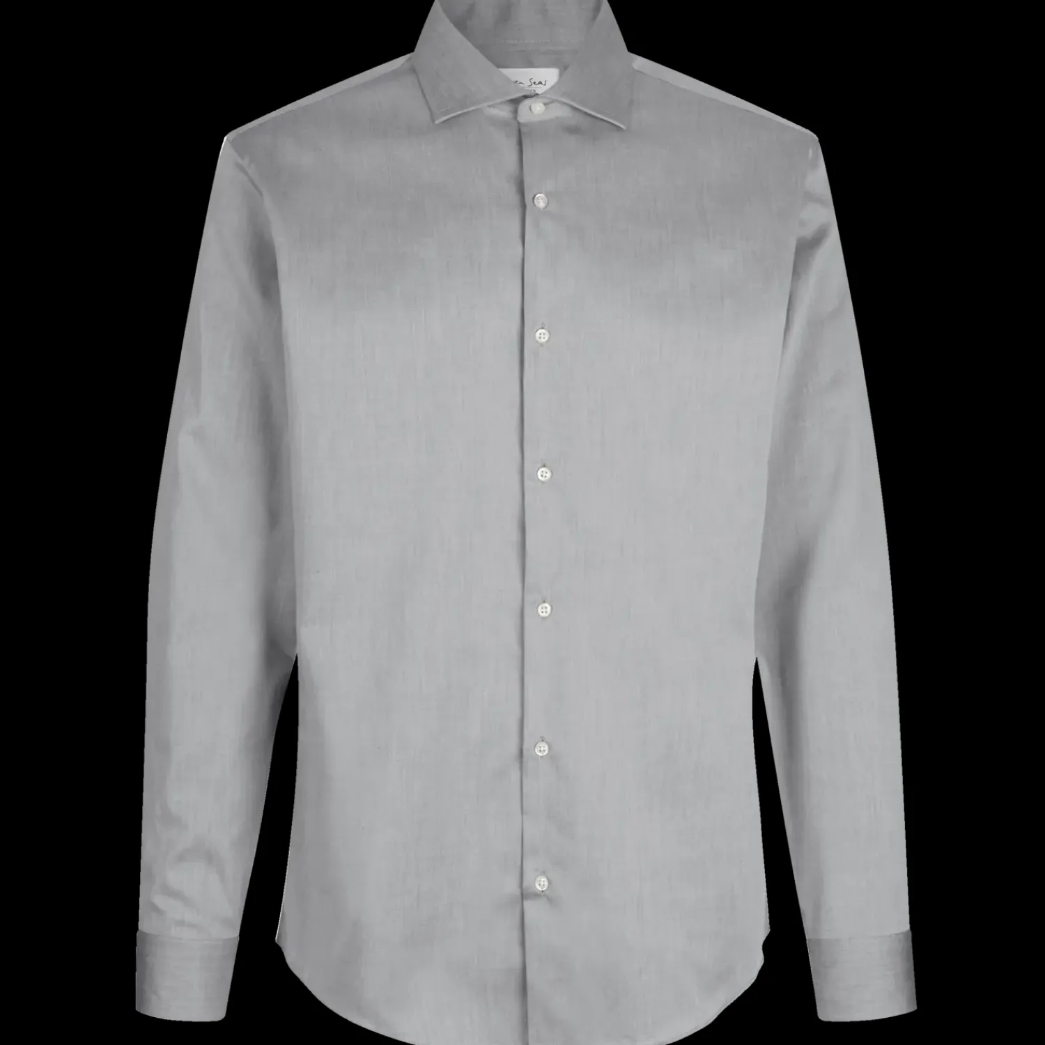 Skjorter^Seven seas Fine twill modern skjorte silver grey str. M