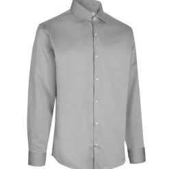 Skjorter^Seven seas Fine twill modern skjorte silver grey str. M