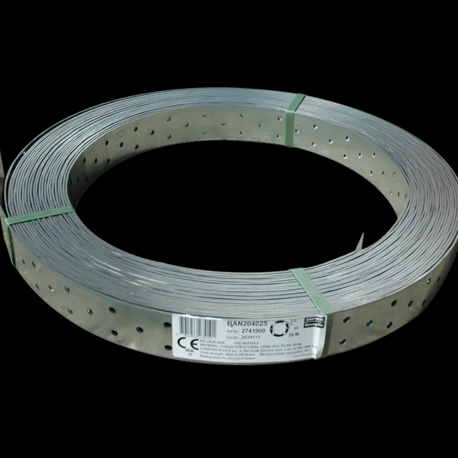 Bygningsbeslag^Simpson strong-tie vindtrækbånd 40x1,5 mm 25 m