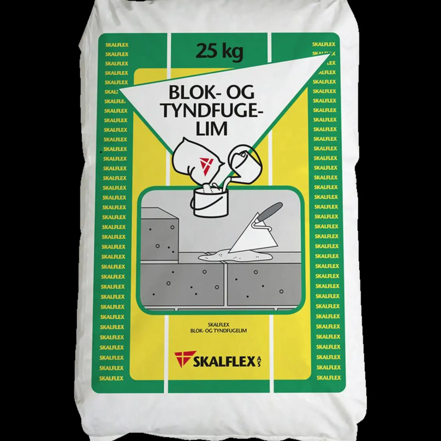 Dame Sika Mørtel Og Puds^Skalflex blok- og tyndfugelim - 25 kg