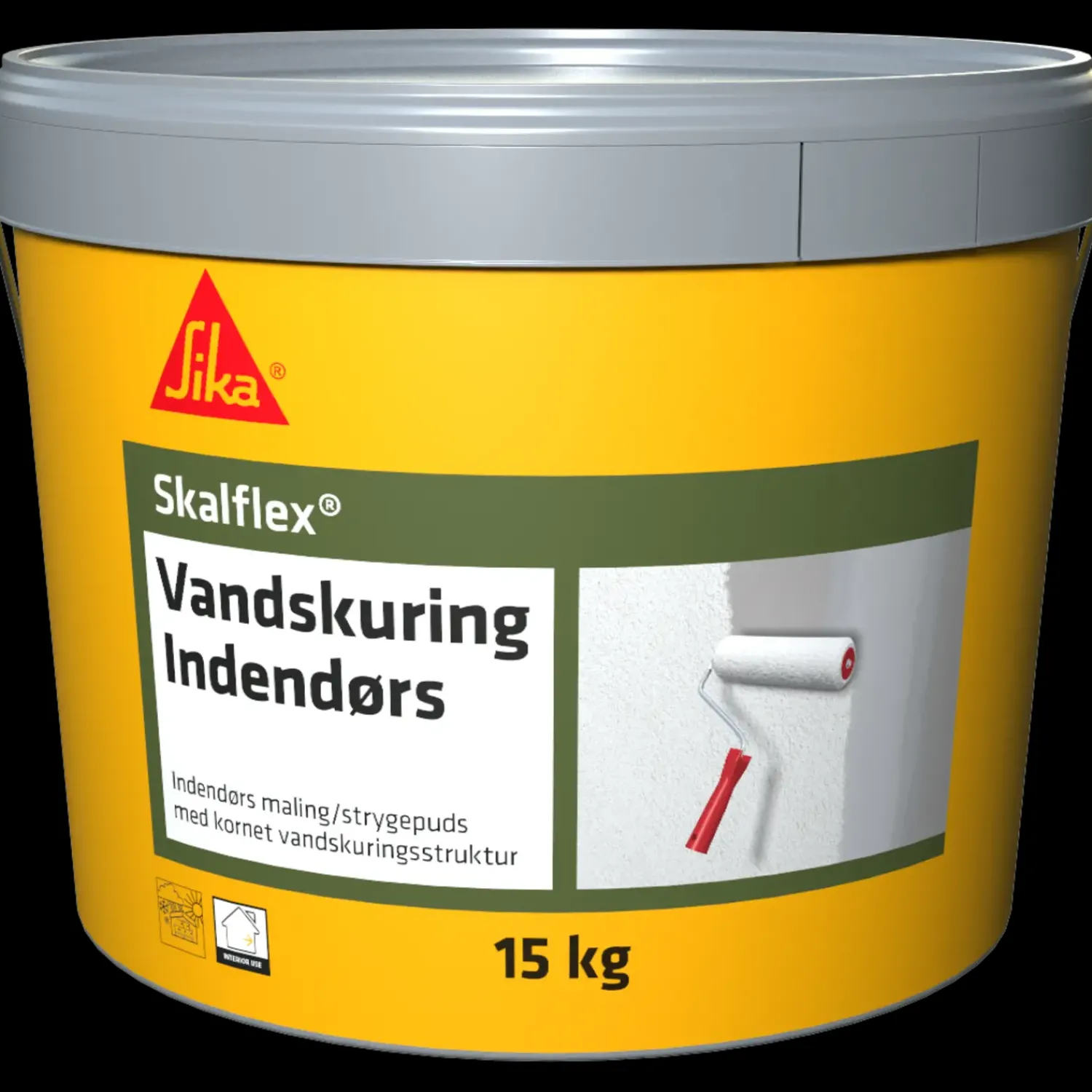 Facademaling^Skalflex Indendørs vandskuring hvid - 15 kg