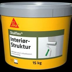 Online Sika Skalflex Interiør-struktur grov hvid 15 kg