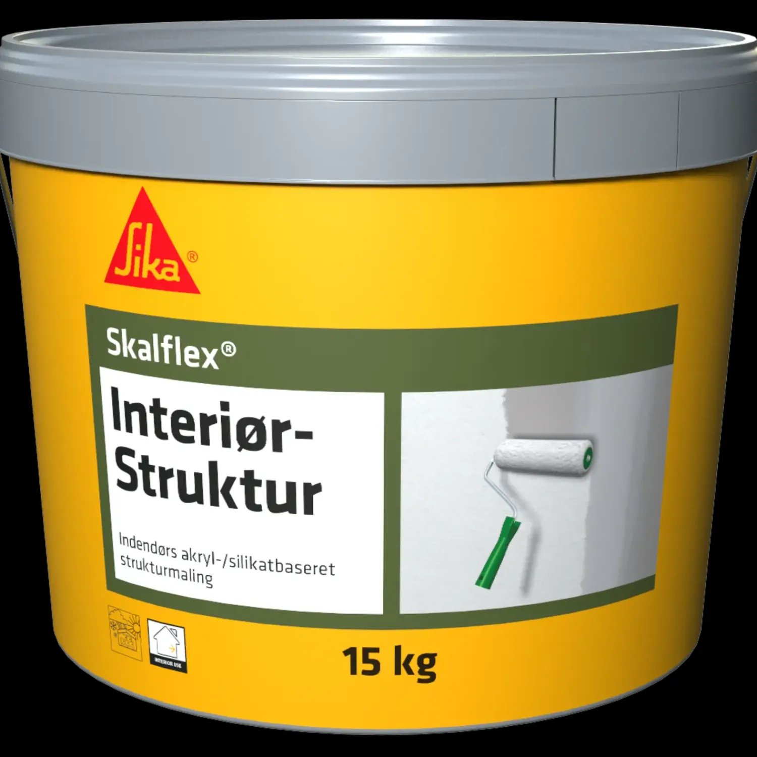 Online Sika Skalflex Interiør-struktur grov hvid 15 kg