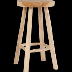 Clearance Skammel rund Ø30 cm teak