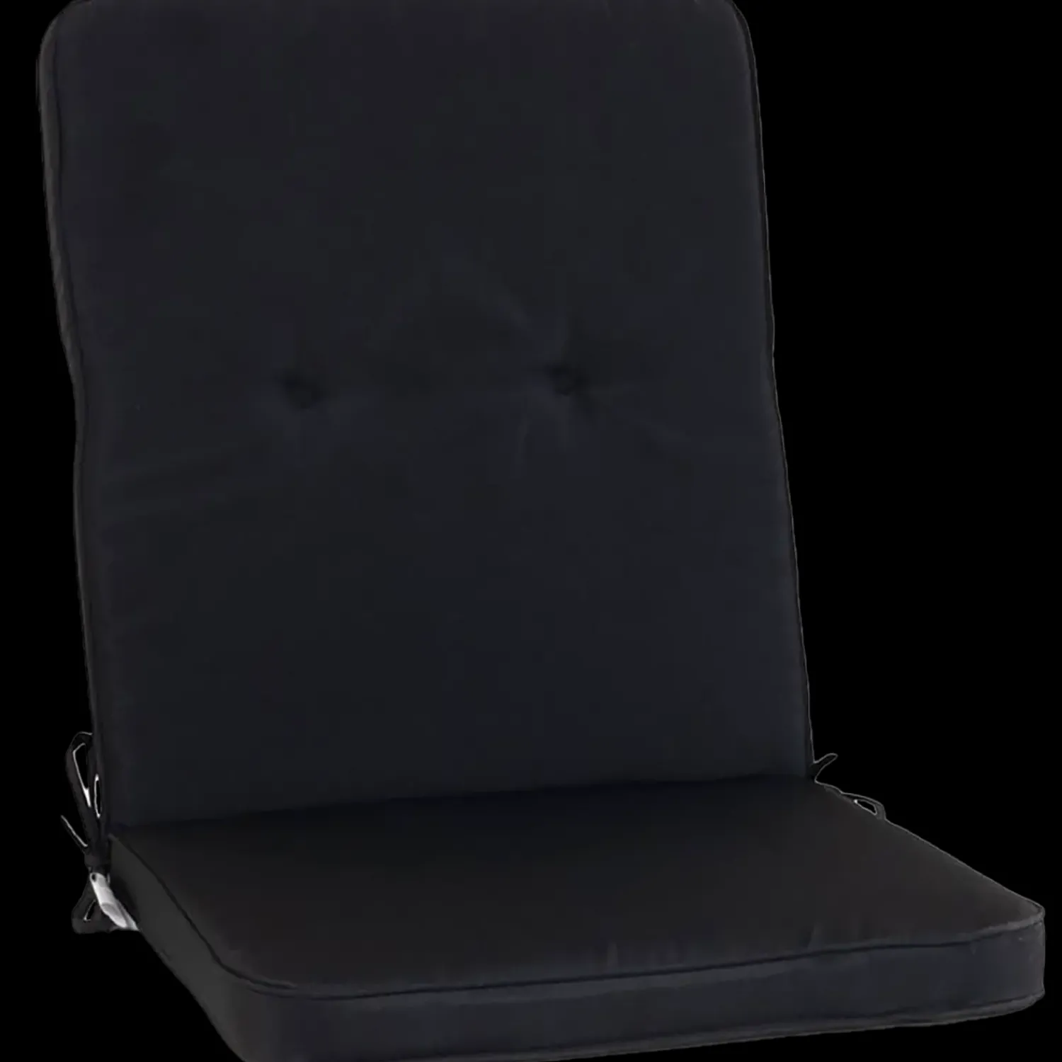 Parasoller, Hynder Og Tilbehør^Skive hynde lav ryg sort